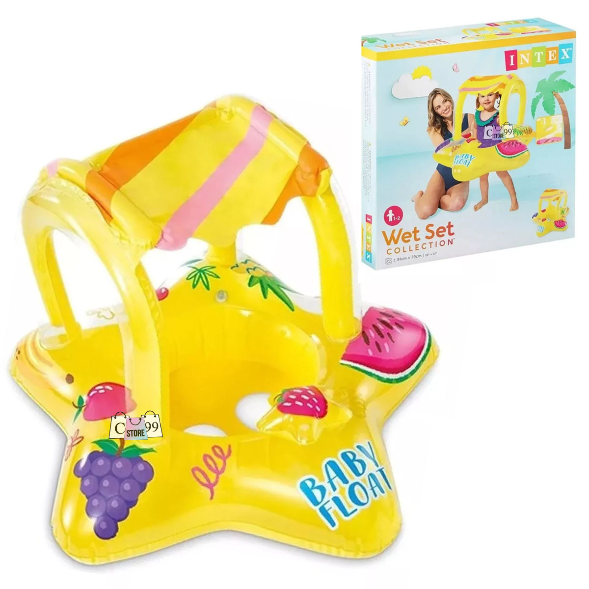 Miniatura 4 de Flotador Estrella De Niños Con Para Sol